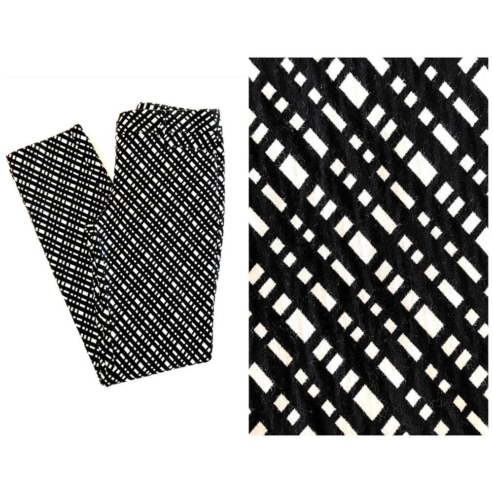 Express Columnist Pants Stretch Black & White Size 4